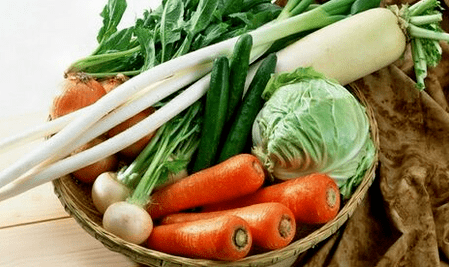 Verduras compartir la dieta